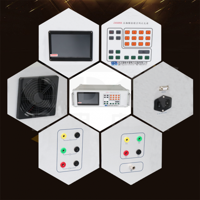 Fonte programmabile di prova del calibratore trifase su preciso di corrente elettrica 1