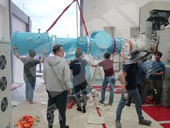 La prova in loco senza scarico parziale è stata completata con successo e ha superato l'accettazione