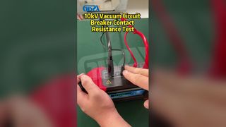 Test di resistenza dei contatti dell'interruttore sotto vuoto da 10 kV