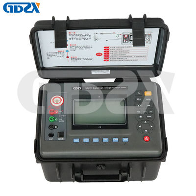 ZX2677E Portable 10KV Digital Insulation Resistance Tester a prova di urti con display LCD